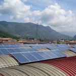 Impianto fotovoltaico G-Trapper & Partners su tetto curvo