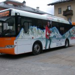 Autobus Cortina D'Ampezzo  pubblicità dinamica www.g-trapper.com