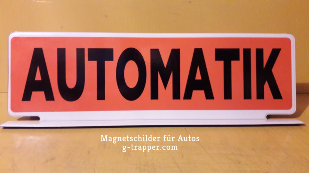 Magnetschild Automatik