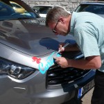 careful preparation and application car stickers.